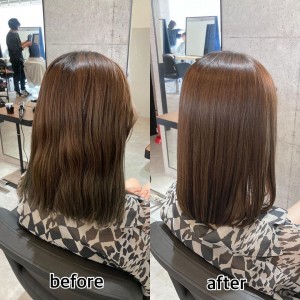 【縮毛矯正】before～after