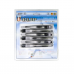 E CLIP LL SIZE 138mm 6pc PACK BLACK