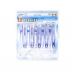 E CLIP M SIZE 104mm 10pc PACK CLEAR BLUE