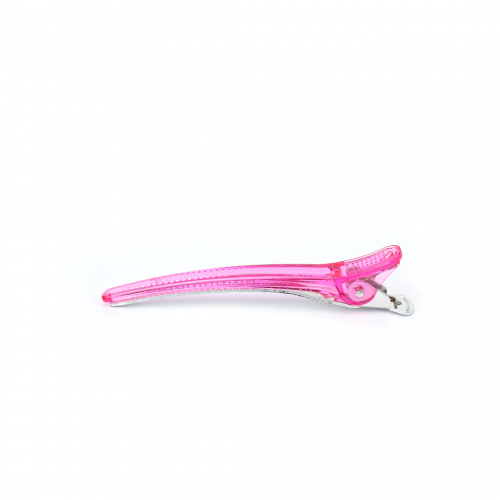 E CLIP M SIZE 104mm 10pc PACK CLEAR PINK