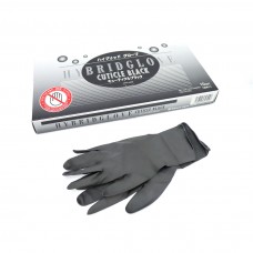 HYBRID GLOVE CUTICLE BLACK S 10SET (20pc) BOX
