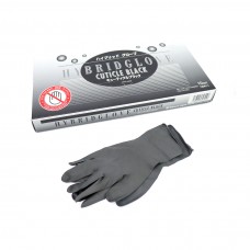HYBRID GLOVE CUTICLE BLACK SS 10SET (20pc) BOX