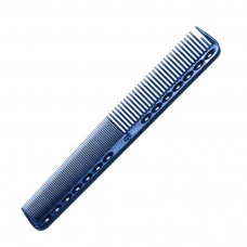Y.S.PARK FINE CUTTING COMB YS-339 FLAT TOOTH 180mm BLUE