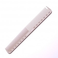 Y.S.PARK FINE CUTTING COMB YS-339 FLAT TOOTH 180mm WHITE