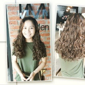 Sasha wans Retro-style bouncy curls. Paimore Digital Perm 