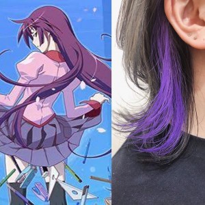 ひたぎパープル  インナーカラーは自由度満点