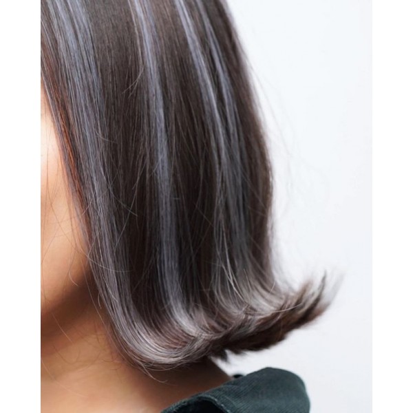 ASH GRAY HIGHLIGHTS ON ASHY BROWN #ช่างต้น
