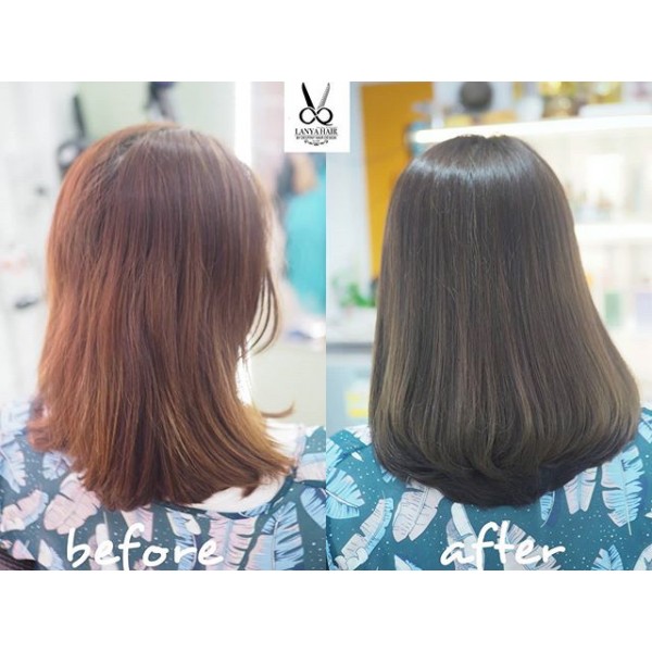 เปลี่ยนสีผมให้คุณแม่แอ๋วด้วยประกายสีที่ให้ความอบอุ่น นุ่มนวลกับ สี #ochre