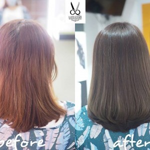 เปลี่ยนสีผมให้คุณแม่แอ๋วด้วยประกายสีที่ให้ความอบอุ่น นุ่มนวลกับ สี #ochre
