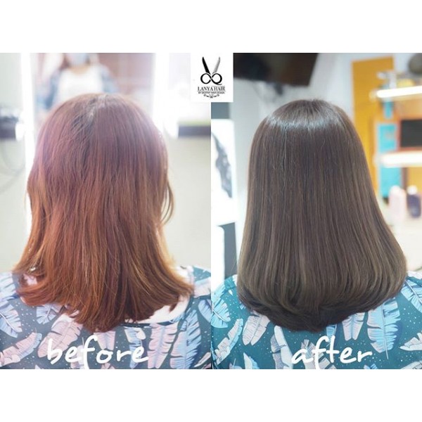 เปลี่ยนสีผมให้คุณแม่แอ๋วด้วยประกายสีที่ให้ความอบอุ่น นุ่มนวลกับ สี #ochre