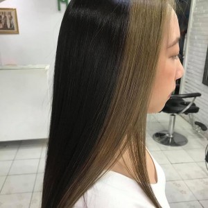 ทำสีผม พร้อมการบำรุงทุกขั้นตอน