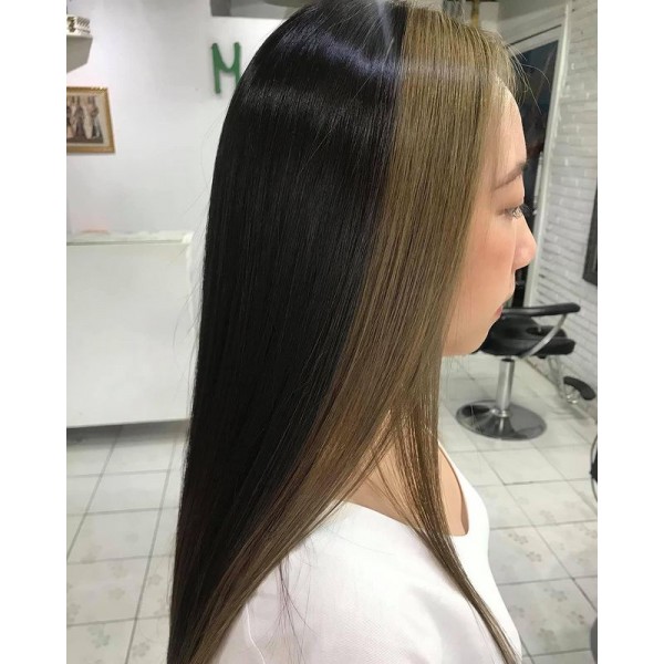ทำสีผม พร้อมการบำรุงทุกขั้นตอน